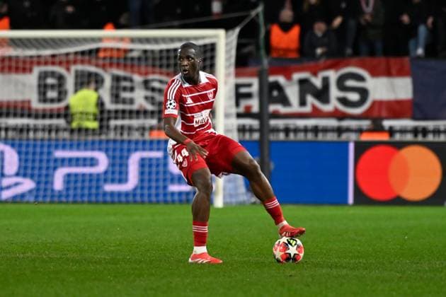 FOOTBALL : Brest vs Real Madrid - Ligue des Champions - 29 01 2025 Soumaila Coulibaly ( 44 - Brest ) during the UEFA Champions League match between Stade Brestois 29 and Real Madrid CF at Stade de Roudourou on January 29 , 2025 in Guingamp, France. ( Photo by Dante Badano PsnewZ ) - GuingampFrance  Copyright: xDantexBadanox