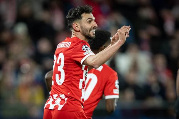 Ivan Martin (Girona FC) gestures during a UEFA Champions League match between Girona FC and Arsenal FC at Estadi Municipal de Montilivi in Girona, Girona, Spain, on January 29 2025. Photo by Felipe Mondino Copyright: x@FELIPExMONDINOx