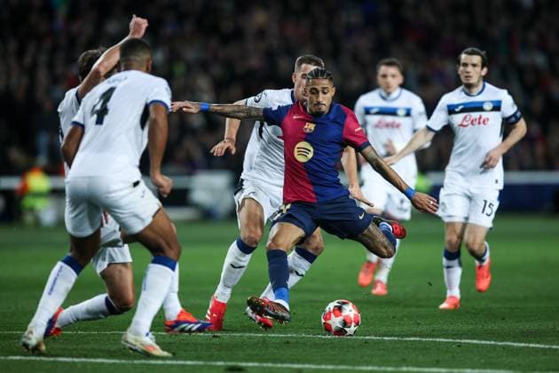Raphina FC Barcelona, Barca during the UEFA Champions League 2024 25 League Phase MD8 match between FC Barcelona and Atalanta BC at Estadi Olimpic Lluis Companys on January 29, 2025 in Barcelona, Spain. (Photo by Xavi Bonilla DeFodi Images) Defodi-674_20250129_XB3_1913
