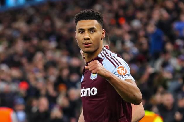 UEFA Champions League Matchday 8 of 8 Aston Villa v Celtic Ollie Watkins of Aston Villa celebrates his goal to make it 3-2 during the UEFA Champions League Matchday 8 of 8 Aston Villa vs Celtic at Villa Park, Birmingham, United Kingdom, 29th January 2025 (Photo by Gareth Evans News Images) Copyright: xGarethxEvans NewsxImagesx