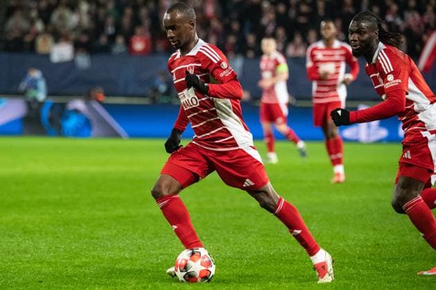 FOOTBALL: BREST vs REAL MADRID Baptiste AUTISSIER MAXPPP - Guingamp 29 01 2025 Baptiste AUTISSIER Maxppp Guingamp ; 29 01 2025 ; Kamory Doumbia lors du match Brest vs Real Madrid comptant pour la 8e journee de la Ligue des Champions a Guingamp le 29 janvier 2025. Guingamp Guingamp Bretagne France  Copyright: xMAXPPPxBaptistexAUTISSIERx BAU202501290124 BAU202501290124