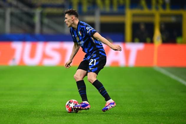 FC Internazionale Milano v AS Monaco - UEFA Champions League 2024 25 League Phase MD8 Kristjan Aslani of Inter Milan is in action during the UEFA Champions League 2024 25 League Phase MD8 match between Inter Milan and AS Monaco at San Siro Stadium in Milan, Italy, on January 29, 2025. Milan Lombardy Italy  Copyright: xAndreaxDiodatox originalFilename:diodato-intermil250129_npuwh.jpg