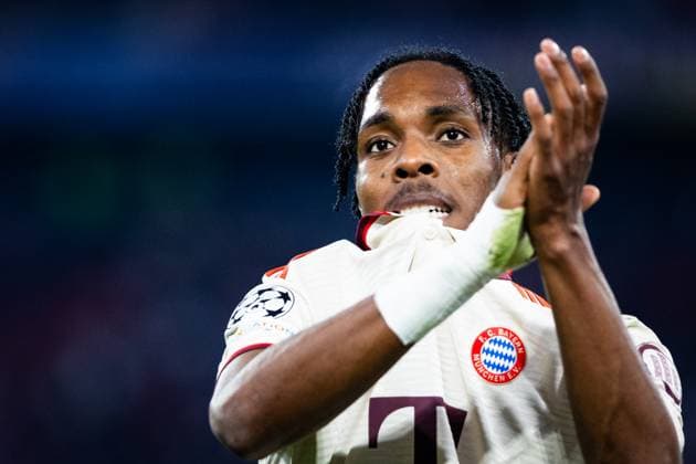 BAYERN MUNICH - SLOVAN BRATISLAVA Mathys Tel of Bayern during the UEFA Champions League, league stage match between FC Bayern Munich and SK Slovan Bratislava. Munich, Germany, January 29, 2025. Copyright: xx 080A9626