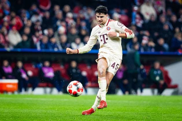 BAYERN MUNICH - SLOVAN BRATISLAVA Aleksandar Pavlovic of Bayern during the UEFA Champions League, league stage match between FC Bayern Munich and SK Slovan Bratislava. Munich, Germany, January 29, 2025. Copyright: xx 080A9656