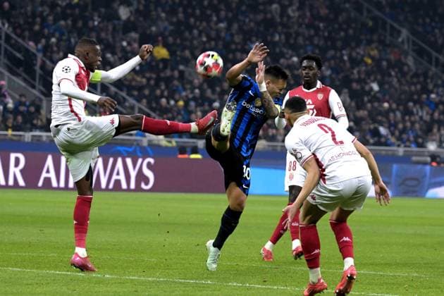 Foto IPP Paolo Bona Milano 29 01 2025 UEFA Champions League di Calcio stagione 2024 2025 partita Inter-Monaco Nella foto Denis Zakaria e Lautaro Martinez Italy Photo Press Worldwide Copyright italy Italy ITALY  Copyright: xR4924_italyphotopressx