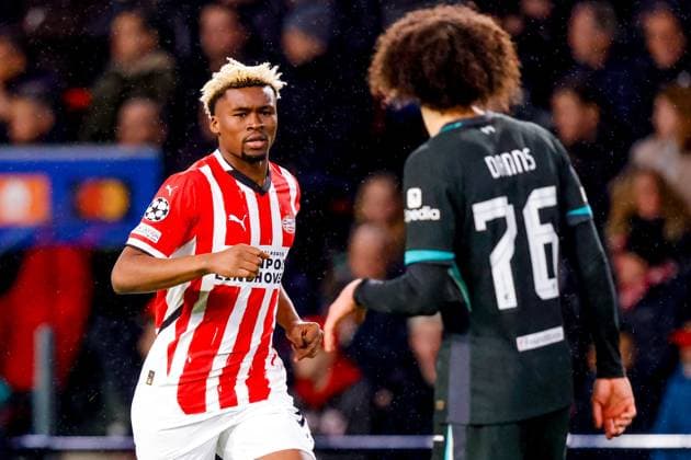 EINDHOVEN, 29-01-2025, Philips Stadium, UEFA Champions League season 2024 25, match between PSV and Liverpool FC, PSV player Adamo Nagalo PSV - Liverpool  x27615004x Copyright: