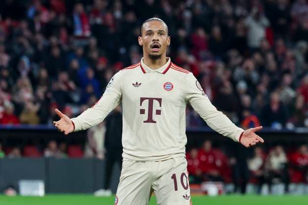 Leroy Sane (FC Bayern Muenchen) schaut enttaeuscht, UEFA Champions League 2024 25 League Phase MD8, FC Bayern München v SK Slovan Bratislava, Allianz Arena am 29. January 2025 in München, Deutschland. (Foto von Marco Steinbrenner DeFodi Images) Leroy Sane (FC Bayern Muenchen) looks dejected, UEFA Champions League 2024 25 League Phase MD8, FC Bayern München v SK Slovan Bratislava, Allianz Arena, January 29, 2025 in Munich, Germany. (Photo by Marco Steinbrenner DeFodi Images) Defodi-700_muenchen_bratis_20250129_059