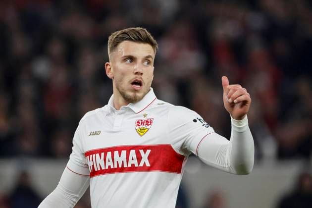 Ermedin Demirovic (VfB Stuttgart, 09) , Fussball, UEFA Champions League, 8. Spieltag, 2024 2025, VfB Stuttgart vs. Paris St. Germain, 29.01.2025, Arena Stuttgart, Stuttgart, Deutschland Stuttgart Arena Stuttgart Baden-Württemberg Deutschland Copyright: xGrantxHubbsx