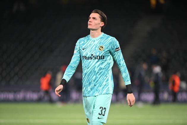 29.01.2025, Bern, Stadion Wankdorf, Uefa Champions League: BSC Young Boys - Roter Stern Belgrad, 33 Marvin Keller (Young Boys) ist nach dem Match enttäuscht. Bern Stadion Wankdorf Bern Switzerland Copyright: xJustPictures.ch ManuelxWinterbergerx jp-de-MaWi-MWI_1268