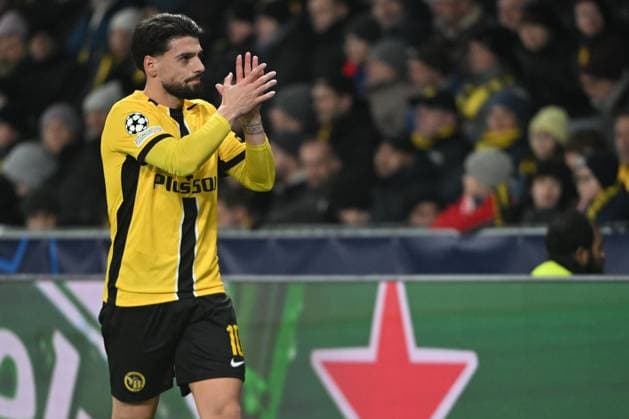 29.01.2025, Bern, Stadion Wankdorf, Uefa Champions League: BSC Young Boys - Roter Stern Belgrad, 10 Kastriot Imeri (Young Boys). Bern Stadion Wankdorf Bern Switzerland Copyright: xJustPictures.ch ManuelxWinterbergerx jp-de-MaWi-MWI_1213