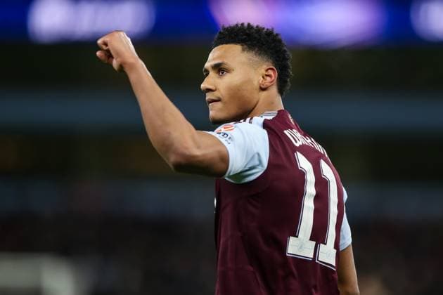 UEFA Champions League Matchday 8 of 8 Aston Villa v Celtic Ollie Watkins of Aston Villa celebrates his goal to make it 3-2 during the UEFA Champions League Matchday 8 of 8 Aston Villa vs Celtic at Villa Park, Birmingham, United Kingdom, 29th January 2025 (Photo by Gareth Evans News Images) Copyright: xGarethxEvans NewsxImagesx