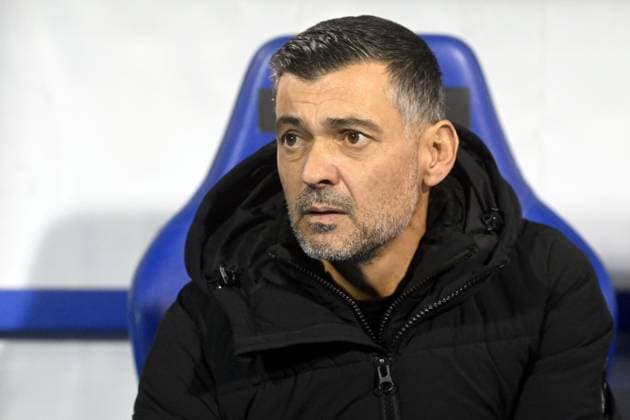 Croatia, Zagreb, 290125. Maksimir Stadium. Football match of the 8th round of the UEFA Champions League, Dinamo - Milan. In the photo: Sergio Conceicao. Photo: Goran Mehkek CROPIX Zagreb Croatia Copyright: xxGoranxMehkekx gm_dinamo_milan16-290125