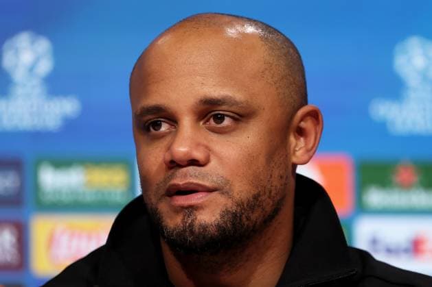 München, Deutschland, 29. Januar 2025: Fussball, Herren, Champions League, Saison 2024 2025, FC Bayern München - SK Slovan Bratislava, Allianz Arena, 8.Spieltag Vincent Kompany, Trainer (FC Bayern München) bei der Pressekonferenz nach dem Spiel, Kopf, Portrait
