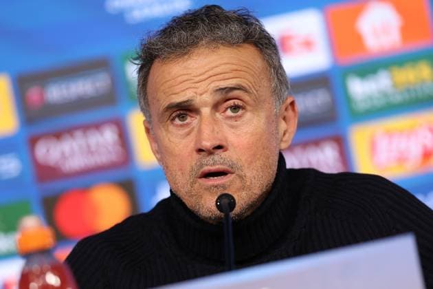 Stuttgart 29. January 2025 Uefa Champions League phase 2024 25 Matchday 8, VFB Stuttgart - Paris Saint Germain v.l., Coach, Trainer Luis Enrique (Paris Saint-Germain) nach dem Spiel, Pressekonferenz Copyright: JoaquimxFerreira