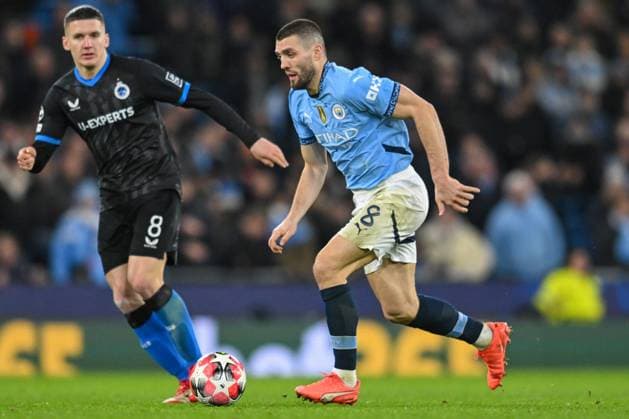 Manchester City v Club Brugge UEFA Champions League Mateo Kovacic of Manchester City during the UEFA Champions League match at the Etihad Stadium, Manchester UK Newspapers OUT Copyright: xKarlxVallantinex FIL-21347-0103