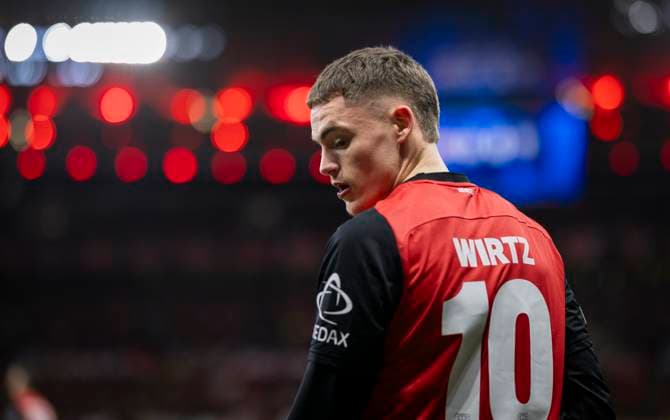 Leverkusen, Germany. 29th Jan 2025. Florian Wirtz (LEV) Bayer Leverkusen - Sparta Prag 29.01.2025