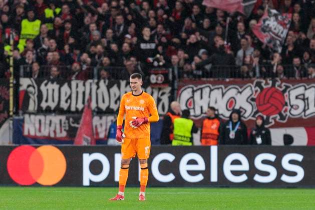 UEFA Champions League, Bayer Leverkusen - Sparta Prag, 29.01.2025 Matej Kovar (Bayer 04 Leverkusen, 17). UEFA Champions League, Bayer Leverkusen - Sparta Prag, 8. Spieltag, am 29.01.2025, BayArena, Leverkusen UEFA regulations prohibit any use of photographs as image sequences and or quasi-video Copyright: xBEAUTIFULxSPORTS Meuselx
