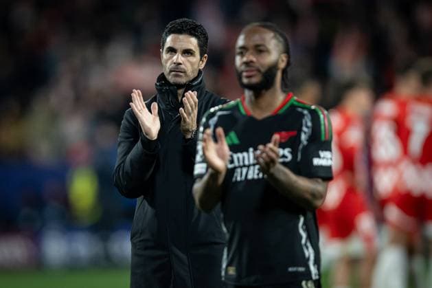 January 29, 2025, Girona, Spain: Head coach Mikel Arteta (Arsenal FC) gestures during a UEFA Champions League match between Girona FC and Arsenal FC at Estadi Municipal de Montilivi. Final Score Girona FC 1 : 2 Arsenal FC Girona Spain - ZUMAs197 20250129_aaa_s197_391 Copyright: xFelipexMondinox