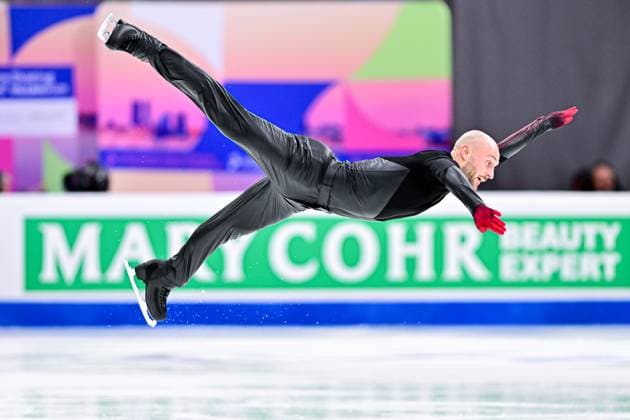 Sport Themen der Woche KW05 Sport Bilder des Tages Davide LEWTON BRAIN (MON), during Men Short Program, at the ISU European Figure skating, Eiskunstlauf Championships 2025, at Tondiraba Ice Hall, on January 30, 2025 in Tallinn, Estonia. Noxthirdxpartyxsales  (280082249)