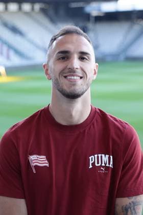 Cracovia Media Day Virgil Ghita poses for a photo during the Cracovia Media Day ahead of the Ekstraklasa Polish Football League spring round, in Krakow, Poland on January 30, 2025. Krakow Poland  Copyright: xJakubxPorzyckix originalFilename:porzycki-cracovia250130_npIpy.jpg