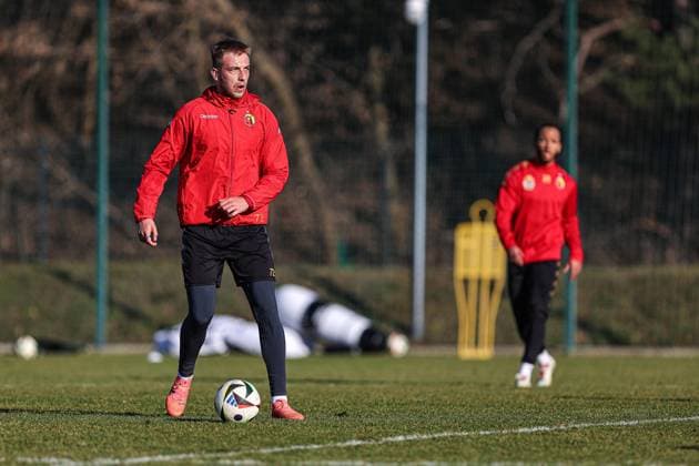30.01.2025 BIALYSTOK (POLAND) PILKA NOZNA (FOOTBALL) TRENING JAGIELLONIA BIALYSTOK NZ MATEUSZ SKRZYPCZAK FOTO KAMIL SWIRYDOWICZ CYFRASPORT NEWSPIX.PL --- Newspix.pl POLAND OUT!  250130CSKS122