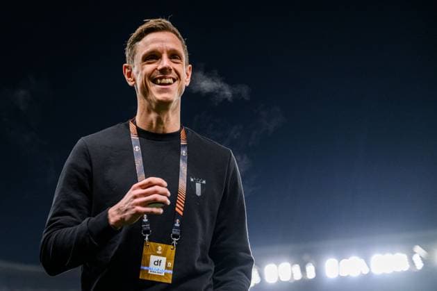 250130 Soren Rieks of Malmö FF ahead of the UEFA Europa League football match between Slavia Prag and Malmö FF on January 30, 2025 in Prague. Photo: Mathilda Ahlberg BILDBYRAN kod MA MA0779 fotboll football soccer fotball uefa europa league europa league slavia prag malmö ff bbeng Copyright: MATHILDAxAHLBERG BB250130MA026