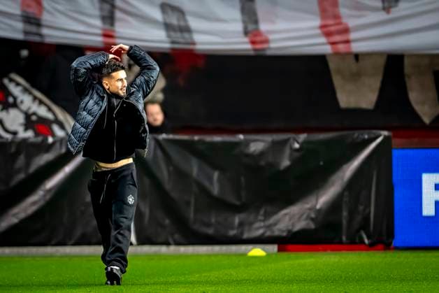 FC Twente forward Naci Unuvar during the match Twente - Besiktas at the Grolsch Veste for the UEFA Europa League - League phase - Matchday 8 season 2024-2025 in ENSCHEDE, Netherlands on 30 january 2025, (photo by Marcel van Dorst EYE4images Defodi-746_212093 Defodi-746