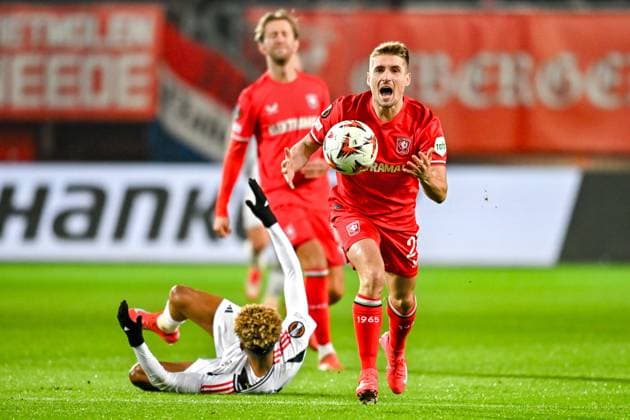 ENSCHEDE, Stadium Grolsch Veste, 30-01-2025 , season 2024 2025 , Europa League during the match Twente - Besiktas FC Twente player Michal Sadilek Twente - Besiktas  x27627043x Copyright: