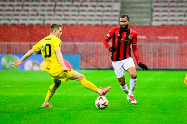 FOOTBALL : OGC Nice VS FK Bodo Glimt - UEFA Europa League - 30 01 2025 L OGC Nice recoit le FK Bodo Glimt Ã l Allianz Riviera dans le cadre de la huiteme journÃ e d UEFA Europa League. Ali Abdi (OGCN) NiceFrance  Copyright: xWilliamxCannarellax
