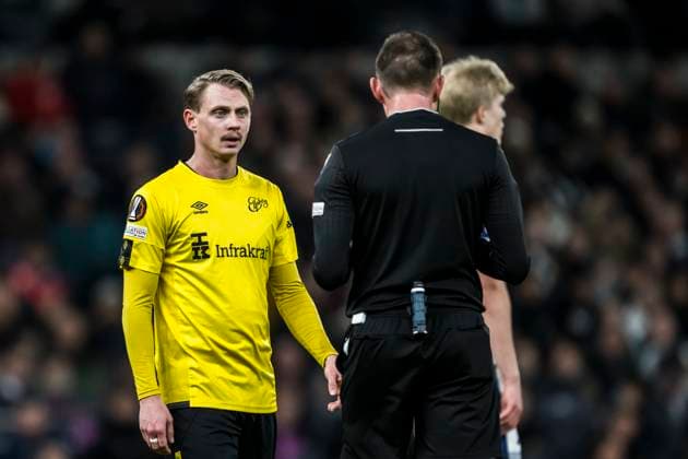 250130 Simon Hedlund of Elfsborg during the UEFA Europa League football match between Tottenham Hotspur and Elfsborg on January 30, 2025 in London. Photo: Emma Wallskog BILDBYRAN COP 320 EW0477 fotboll football soccer fotball uefa europa league europa league tottenham hotspur elfsborg bbeng bbauto Copyright: EMMAxWALLSKOG BB250130EW079
