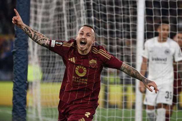Sport Themen der Woche KW05 Sport Bilder des Tages As Roma 30 01 2025 - Europa League Roma-Eintracht Francoforte foto Antonello Sammarco Image nella foto: Angelino 