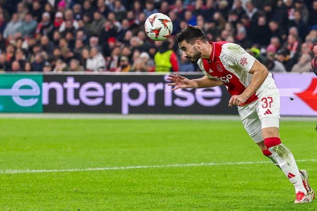 AMSTERDAM, 30-01-2025 , JohanCruijff Arena, football, UEFA Europa League, season 2024 2025, Ajax player Josip Sutalo during the match Ajax - Galasataray, Ajax - Galatasaray  x27627849x Copyright: