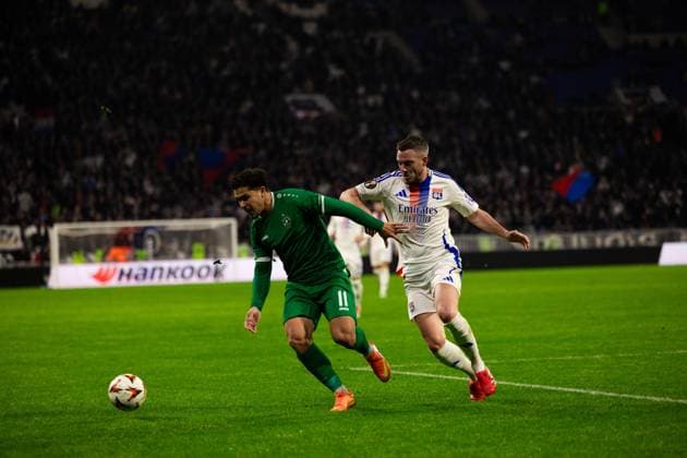 FOOTBALL : Olympique Lyonnais vs Ludogorets Razgrads - Europaligue - Groupama Stadium - Decines-Charpieu - 30 01 2025 Jordan Veretout (7 Olympique Lyonnais) lors du match Olympique Lyonnais vs Ludogorests, UEFA Europa League, Groupama Stadium Ã Lyon, France LyonFrance  Copyright: xPaulinexFIGUETx xPSnewZx