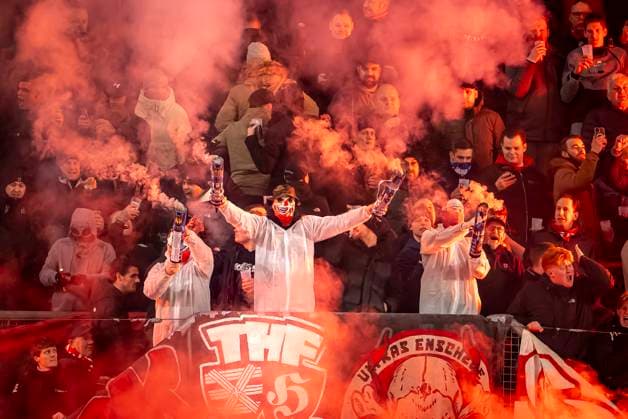 during the match Twente - Besiktas at the Grolsch Veste for the UEFA Europa League - League phase - Matchday 8 season 2024-2025 in ENSCHEDE, Netherlands on 30 january 2025, (photo by Marcel van Dorst EYE4images Defodi-746_212196