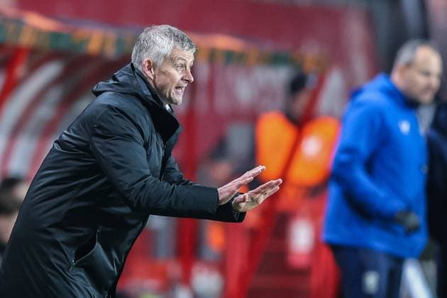 Fußball UEFA Europa League 8. Spieltag FC Twente Enschede - Besiktas JK am 30.01.2025 in der Arena De Grolsch Veste in Enschede Ole Gunnar Solskjaer ( Trainer Cheftrainer Istanbul )