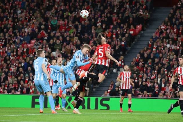 UEFA Europa League soccer match between Athletic Club and Viktoria Plzen at San Mames Stadium in Bilbao, Spain 30 January 2025 900 Cordon Press  900 CordonxPress LOF - UEFA Europa League Athletic Club vs Viktoria Plzen