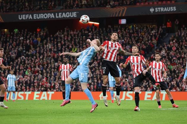 UEFA Europa League soccer match between Athletic Club and Viktoria Plzen at San Mames Stadium in Bilbao, Spain 30 January 2025 900 Cordon Press  900 CordonxPress LOF - UEFA Europa League Athletic Club vs Viktoria Plzen