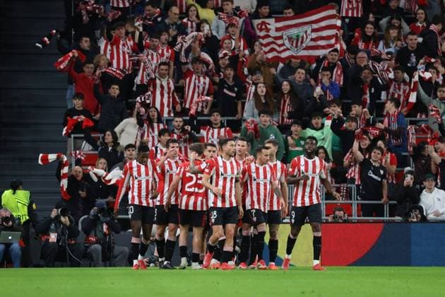 UEFA Europa League soccer match between Athletic Club and Viktoria Plzen at San Mames Stadium in Bilbao, Spain 30 January 2025 900 Cordon Press  900 CordonxPress LOF - UEFA Europa League Athletic Club vs Viktoria Plzen