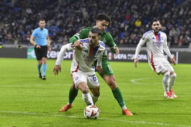 FOOTBALL : Olympique Lyonnais vs Ludogorets Razgrads - Europaligue - Groupama Stadium - Decines-Charpieu - 30 01 2025 Rayan CHERKI forward of Olympique Lyonnais during the UEFA Europa League, league phase football match between Olympique LYONNAIS OL and Ludogorets Razgrads at the Groupama Stadium in Decines-Charpieu, France, on January 30, 2025.  Copyright: xMourad_ALLILIx