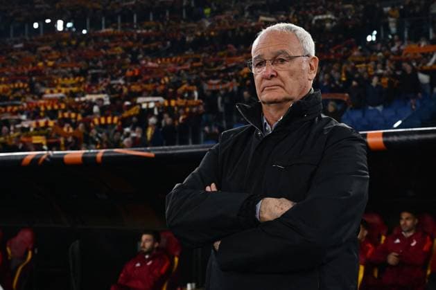 CALCIO - UEFA Europa League - AS Roma vs Eintracht Frankfurt Claudio Ranieri coach of A.S. Roma particPhoto by IPA ABACAPRESS.COMtes in the UEFA Europa League 2024 25 League Phase MD8 match between A.S. Roma and Eintracht Frankfurt at Olympic Stadium on January 30, 2025 in Rome, Italy. Rome Italy  Copyright: xIPAxSport ABACAx