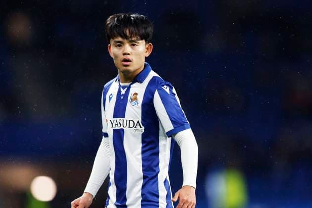 Takefusa Kubo (Sociedad), JANUARY 30, 2025 - Football Soccer : UEFA Europa League match between Real Sociedad 2-0 PAOK Thessaloniki at Reale Arena in San Sebastian, Spain. Noxthirdxpartyxsales  (280124430)