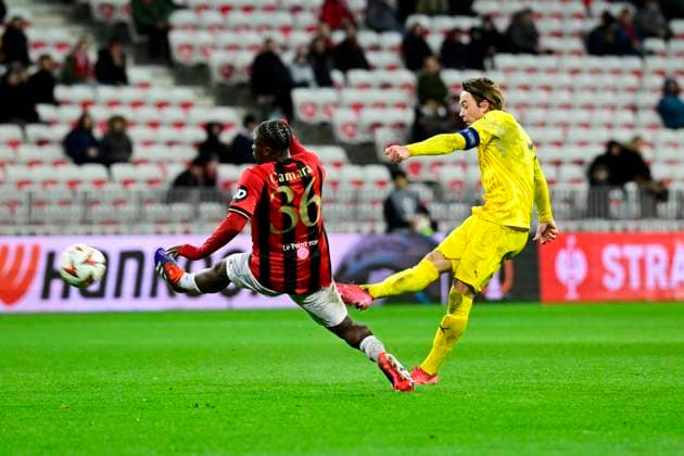 FOOTBALL : OGC Nice VS FK Bodo Glimt - UEFA Europa League - 30 01 2025 L OGC Nice recoit le FK Bodo Glimt Ã l Allianz Riviera dans le cadre de la huiteme journÃ e d UEFA Europa League. Patrick Berg (FKBG) NiceFrance  Copyright: xWilliamxCannarellax