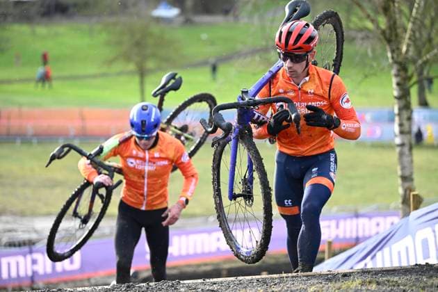 2025 UCI Cyclo-Cross WC - Media activities 31 01 2025 LIEVIN, FRANCE - JANUARY 31 : Van Der Haar Lars (NED) on training during the official training session on the track of the 2025 UCI Cyclo-Cross World Championships on January 31, 2025 in Lievin, France, 31 01 2025 Lievin France  Copyright: xNicoxVereeckenx