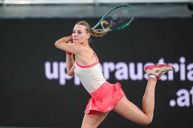 TENNIS - WTA, Tennis Damen Upper Austria Ladies Linz LINZ,AUSTRIA,31.JAN.25 - TENNIS - WTA Tour, Upper Austria Ladies Linz. Image shows Dayana Yastremska (UKR).  GEPAxpictures xChristianxMoser