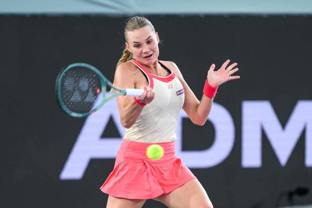 TENNIS - WTA, Tennis Damen Upper Austria Ladies Linz LINZ,AUSTRIA,31.JAN.25 - TENNIS - WTA Tour, Upper Austria Ladies Linz. Image shows Dayana Yastremska (UKR).  GEPAxpictures xChristianxMoser