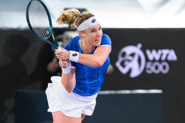 TENNIS - WTA, Tennis Damen Upper Austria Ladies Linz LINZ,AUSTRIA,31.JAN.25 - TENNIS - WTA Tour, Upper Austria Ladies Linz. Image shows Anna Blinkova (RUS).  GEPAxpictures xChristianxMoser