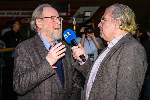 Wolfgang Thierse im Interview Wolfgang Thierse (SPD Ehemaliger Präsident des Deutschen Bundestages) bei Eröffnung der Sixdays Berlin.. Tag Sixdays Berlin 2025. Berliner Sechstagerennen. 31. Januar 2025. Velodrom Berlin.