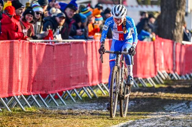 2025 UCI Cyclo-Cross WC - Women Junior LIEVIN, FRANCE - FEBRUARY 01 : Bukovska Barbora (CZE) in action during the 2025 UCI Cyclo-Cross World Championships for Women Junior on February 01, 2025 in Lievin, France, 01 02 2025 Lievin France  Copyright: xNicoxVereeckenx
