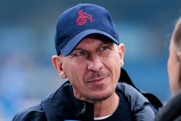 2. Fußball Bundesliga: Eintracht Braunschweig - 1. FC Köln; 01.02.2025 Gerhard Struber (Trainer 1. FC Köln) im Sky Interview 2. Fußball Bundesliga, Eintracht Braunschweig - 1. FC Köln, Braunschweig, EINTRACHT-Stadion am 01.02.2025 DFL REGULATIONS PROHIBIT ANY USE OF PHOTOGRAPHS AS IMAGE SEQUENCES AND OR QUASI-VIDEO.