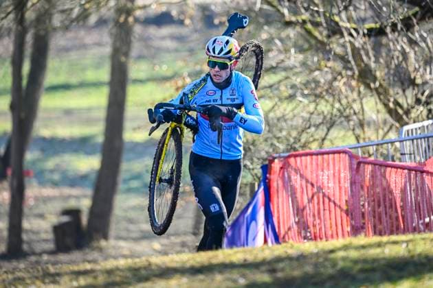 2025 UCI Cyclo-Cross WC - Media activities 01 02 2025 LIEVIN, FRANCE - FEBRUARY 01 : Van Aert Wout (BEL) on training during the official training session on the track of the 2025 UCI Cyclo-Cross World Championships on February 01, 2025 in Lievin, France, 01 02 2025 Lievin France  Copyright: xNicoxVereeckenx